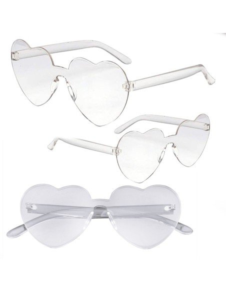 Gafas Fashion Party De Corazón Sol Rimless Moda Colores