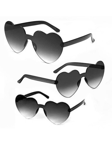 Gafas Fashion Party De Corazón Sol Rimless Moda Colores