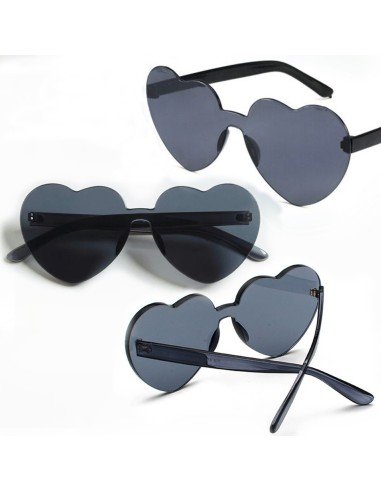 Gafas Fashion Party De Corazón Sol Rimless Moda Colores