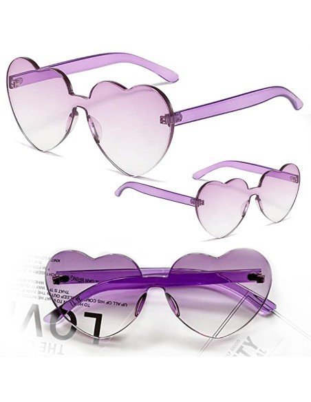 Gafas Fashion Party De Corazón Sol Rimless Moda Colores Gafas Fashion Party De Corazón Sol Rimless Moda Colores