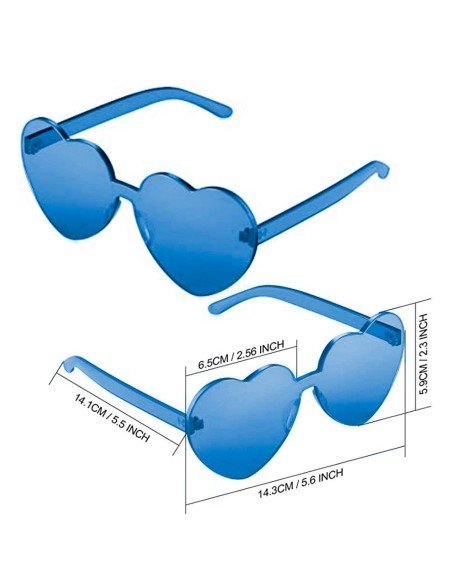 Gafas Fashion Party De Corazón Sol Rimless Moda Colores Gafas Fashion Party De Corazón Sol Rimless Moda Colores