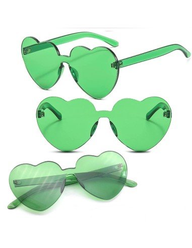 Gafas Fashion Party De Corazón Sol Rimless Moda Colores
