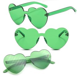 Gafas Fashion Party De Corazón Sol Rimless Moda Colores