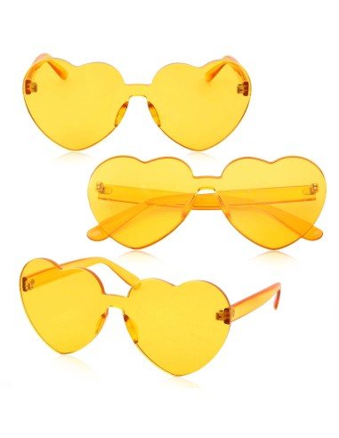 Gafas Fashion Party De Corazón Sol Rimless Moda Colores