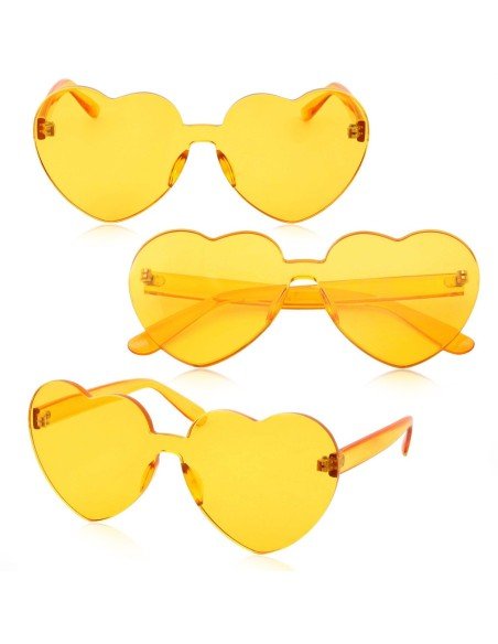 Gafas Fashion Party De Corazón Sol Rimless Moda Colores