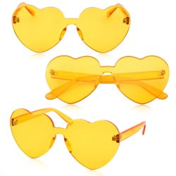 Gafas Fashion Party De Corazón Sol Rimless Moda Colores