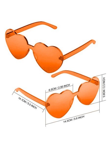 Gafas Fashion Party De Corazón Sol Rimless Moda Colores Gafas Fashion Party De Corazón Sol Rimless Moda Colores