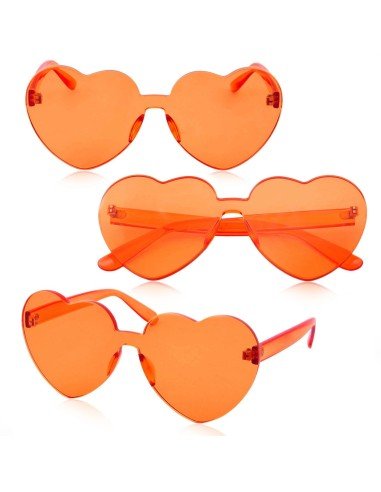 Gafas Fashion Party De Corazón Sol Rimless Moda Colores