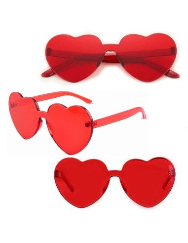 Gafas Fashion Party De Corazón Sol Rimless Moda Colores