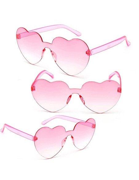 Gafas Fashion Party De Corazón Sol Rimless Moda Colores