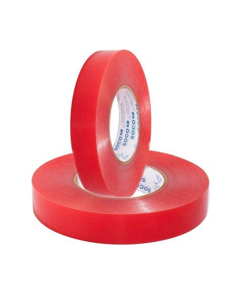 ⭐ Cinta doble faz de poliéster 12mm x 5mts Soco