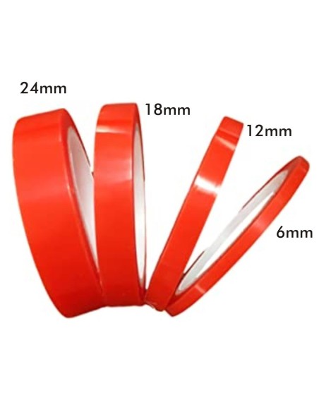 Cinta doble faz de poliéster 6mm x 50 mts Soco