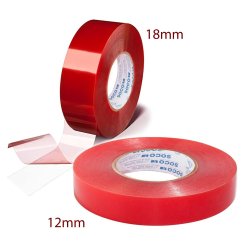 ⭐ Cinta doble faz de poliéster 18mm x 5mts Soco