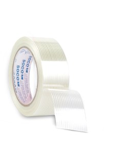 ⭐ Cinta adhesiva con filamento de vidrio 24mm x 5m Soco