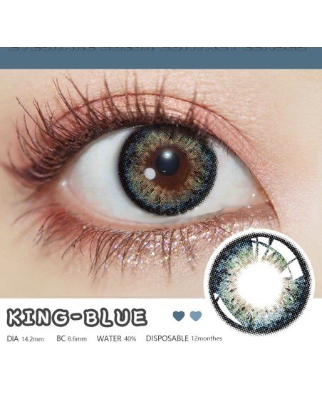 ⭐ Lentes Cosméticos King HidroCor Naturales