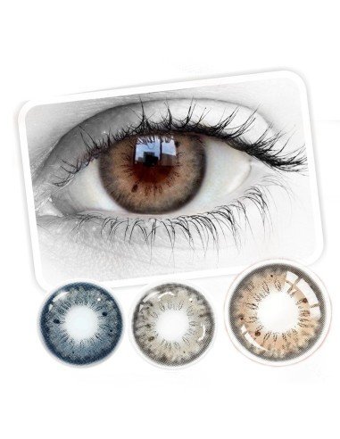 ⭐ Lentes Cosméticos King HidroCor Naturales