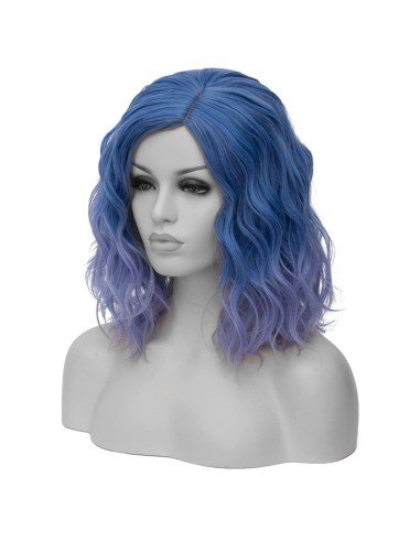 ⭐  Peluca Corta Kanekalon Corte Recto Apariencia Natural