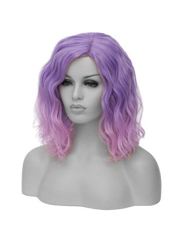 ⭐  Peluca Corta Kanekalon Corte Recto Apariencia Natural