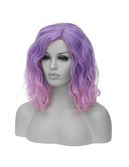 ⭐  Peluca Corta Kanekalon Corte Recto Apariencia Natural