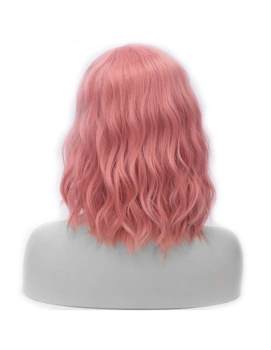 ⭐  Peluca Corta Kanekalon Corte Recto Apariencia Natural