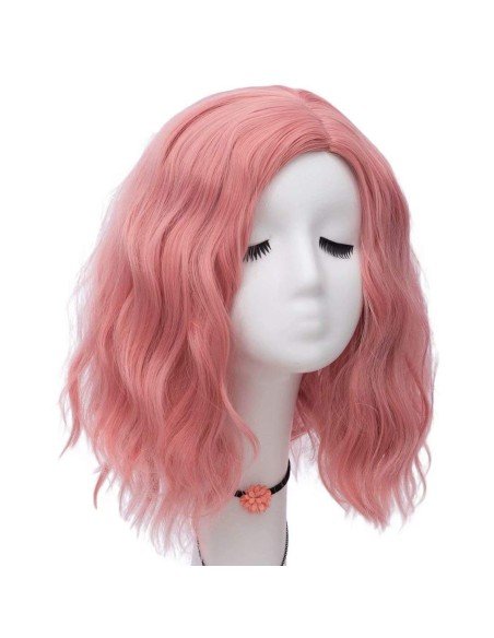 ⭐  Peluca Corta Kanekalon Corte Recto Apariencia Natural