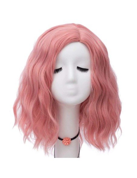 ⭐  Peluca Corta Kanekalon Corte Recto Apariencia Natural