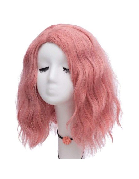 ⭐  Peluca Corta Kanekalon Corte Recto Apariencia Natural