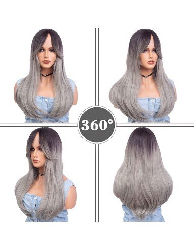 Peluca Balayage Cosplay Degradee Kanekalon 60cm Uso Diario