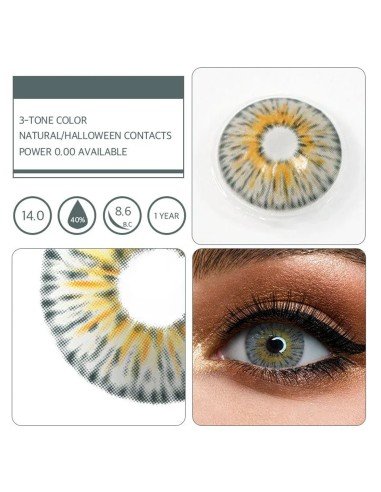 ⭐ Lentes Cosméticos Urban NY  Hydro Color Fiesta