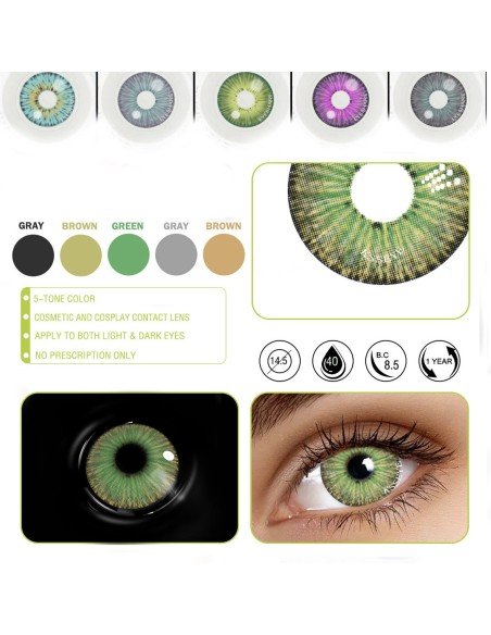 ⭐ Lentes Cosméticos Urban NY  Hydro Color Fiesta ⭐ Lentes Cosméticos Urban NY  Hydro Color Fiesta