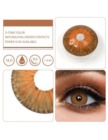 ⭐ Lentes Cosméticos Urban NY  Hydro Color Fiesta