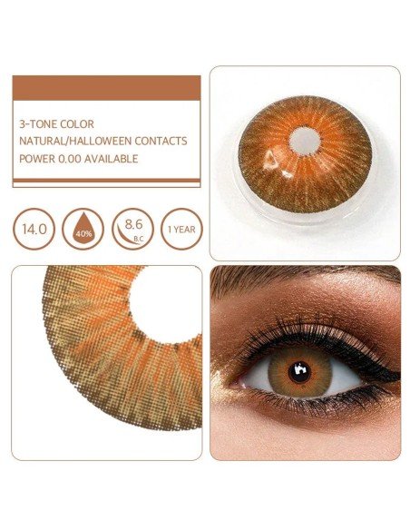 ⭐ Lentes Cosméticos Urban NY  Hydro Color Fiesta