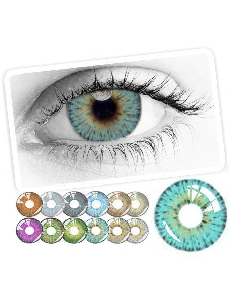 ⭐ Lentes Cosméticos Urban NY  Hydro Color Fiesta