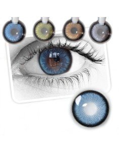 Lentes Diamond Circle Lens | Big Eyes caballero elegante