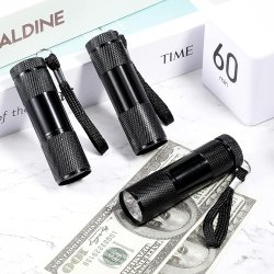 ⭐ Linterna black Light UV Led UltraVioleta luz Negra probador billetes