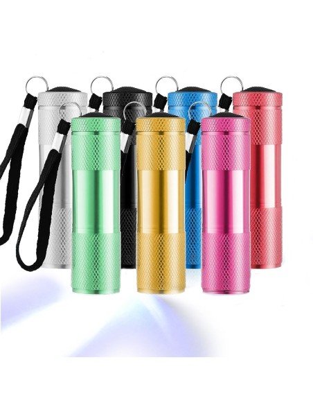 ⭐ Linterna black Light UV Led UltraVioleta luz Negra probador billetes