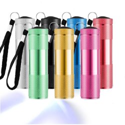 ⭐ Linterna black Light UV Led UltraVioleta luz Negra probador billetes