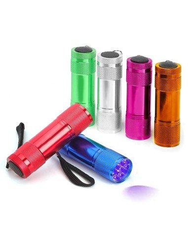 ⭐ Linterna black Light UV Led UltraVioleta luz Negra probador billetes