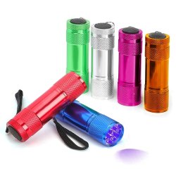 ⭐ Linterna black Light UV Led UltraVioleta luz Negra probador billetes