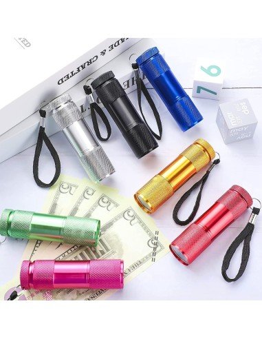 ⭐ Linterna black Light UV Led UltraVioleta luz Negra probador billetes