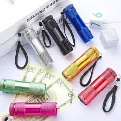 ⭐ Linterna black Light UV Led UltraVioleta luz Negra probador billetes