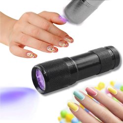 ⭐ Linterna black Light UV Led UltraVioleta luz Negra probador billetes