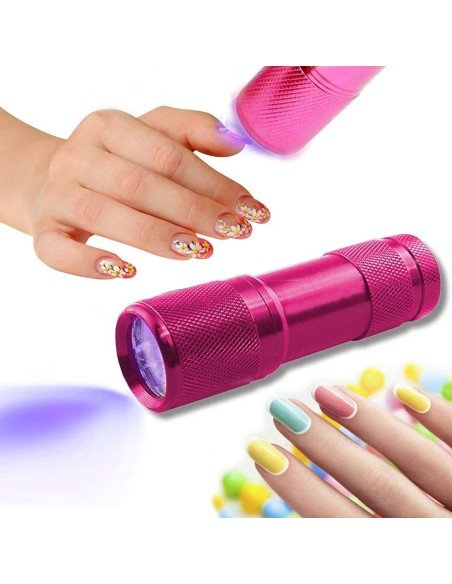 ⭐ Linterna black Light UV Led UltraVioleta luz Negra probador billetes