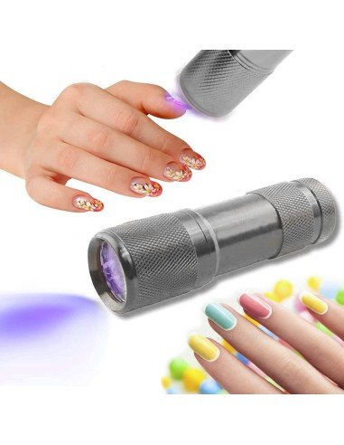 ⭐ Linterna black Light UV Led UltraVioleta luz Negra probador billetes