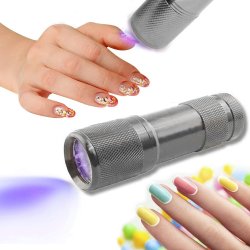 ⭐ Linterna black Light UV Led UltraVioleta luz Negra probador billetes