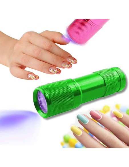 ⭐ Linterna black Light UV Led UltraVioleta luz Negra probador billetes