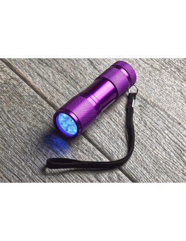 ⭐ Linterna black Light UV Led UltraVioleta luz Negra probador billetes
