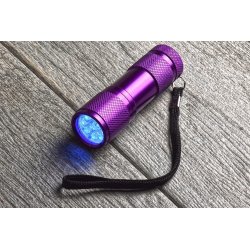 ⭐ Linterna black Light UV Led UltraVioleta luz Negra probador billetes
