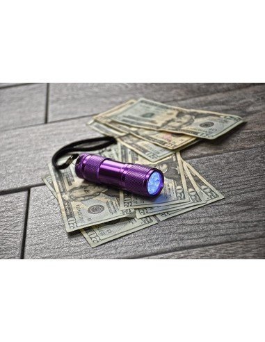 ⭐ Linterna black Light UV Led UltraVioleta luz Negra probador billetes