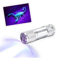 ⭐ Linterna black Light UV Led UltraVioleta luz Negra probador billetes